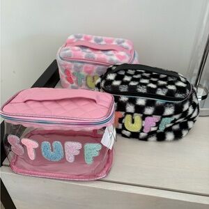 Kids Stuff Organizer Bag with Pink and Black Accents